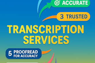 transcribe audio or video to text with proofreading and timestamps