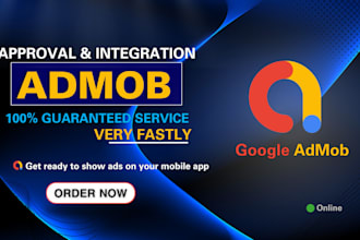 integrate admob ads into your android or ios app