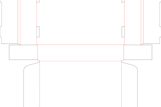 design a functional paper packaging structure  dieline ready