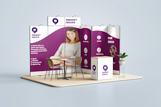 design trade show booth design backdrop exhibition trade show banner