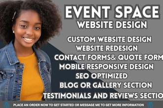 event space website venue booking website event venue website rental website