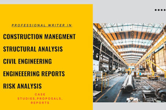 civil engineering, construction, structural analysis reports