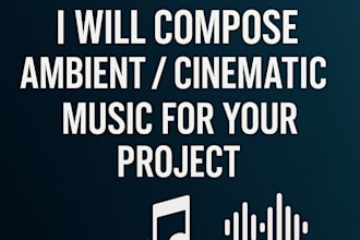 compose ambient music or a soundtrack for your project