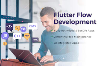 be your flutterflow developer for flutter app development