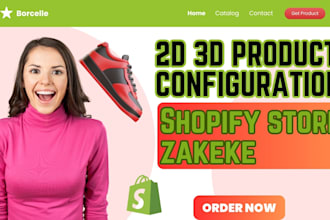 design 3d shopify store 2d 3d shopify store product configurator zakeke kickflip