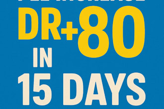 increase DR 80 plus in 15 days
