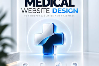 design a premium medical website for doctors, clinics and practices