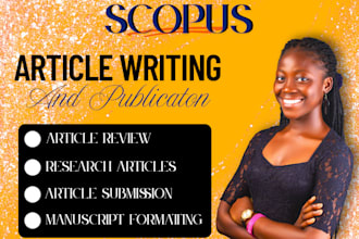 write and publish articles in ssci scie scopus indexed journal