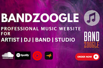 bandzoogle music website bandzoogle epk site bandzoogle music portfolio site