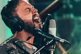 custom feature male rapper, rock singer, metal singer, hip pop and songwriter