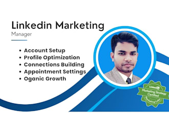 be your linkedin b2b sales and marketing manager