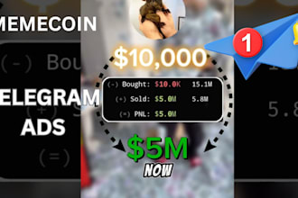 get 500m memecoin token investors via crypto ads telegram forex promotion