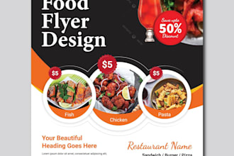design eye catching flyers, posters, and brochures for your business