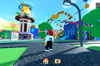 develop entire full roblox game, custom assets, simulator,scripting,map creation