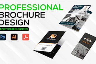 design a professional brochure for print or digital use