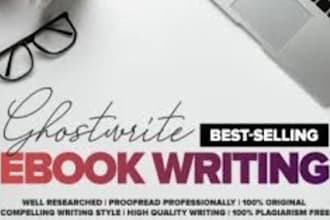 professionally ghostwrite your portuguese book or ebook in portuguese or english