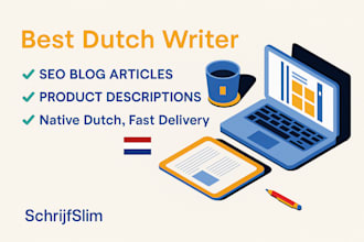 write dutch SEO blogs and product descriptions that sell