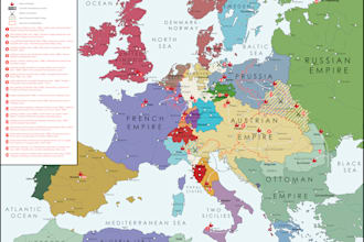 design any historical or alternate history map for you