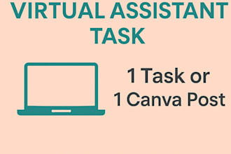 provide virtual assistance and creative designs