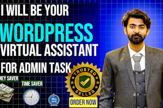 be your fastest wordpress VA or wordpress virtual assistant for admin task