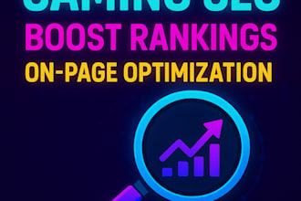 do complete off page seo for gaming website