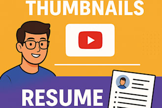 design youtube thumbnails, create resumes, and edit photos professionally