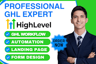 create gohighlevel dashboard landing page survey form website ghl automation
