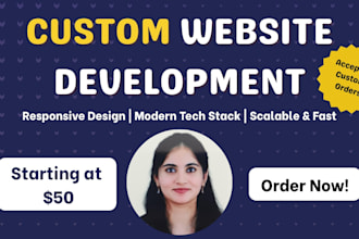 create full stack web applications