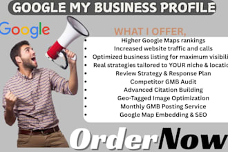 boost your google my business seo optimization go0gle top ranking business