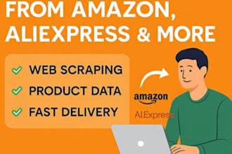 provide amazon, aliexpress product scraping