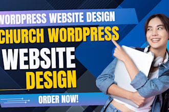 design your church website using wordpress with live streaming functionality
