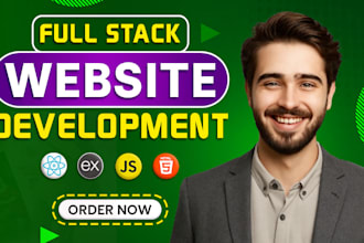 be full stack developer for custom website development using next js and node js