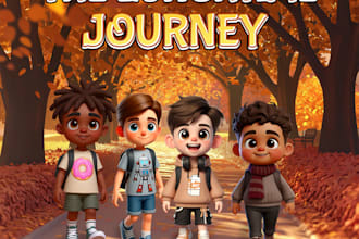 design 3d, KDP, african, and custom children picture book illustrations