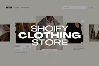 design shopify clothing store, streetwear fashion store, y2k clothing store