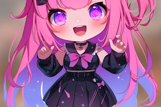 create a custom vrchat avatar, vr character, furry nsfw, vrm, 3d model, vtuber