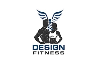 design unique holistic fitness company logo