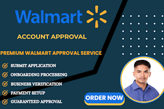 setup walmart marketplace, get seller account approval, do listing, wfs