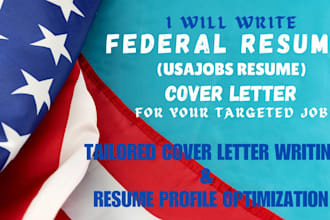 craft you a professional ats  compliant federal resume