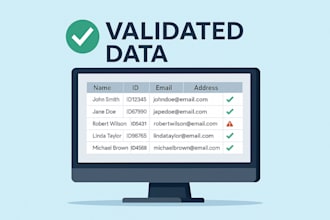 complete excel data validation and clean up for HR or enterprise use
