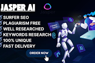 surfer SEO optimized blogs or articles using jasper ai