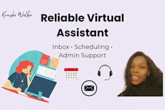 be your reliable virtual assistant for admin, research, and support