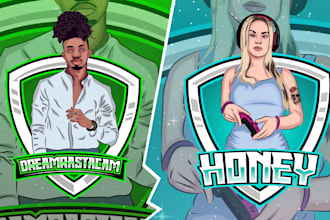 create pro twitch logo, banner, and stream overlays