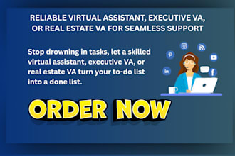 be your reliable executive real estate virtual assistant for admin and CRM tasks