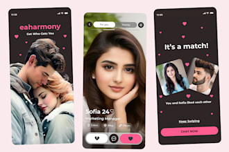 build dating app like tinder, bumble, hinge, online dating app, match making app