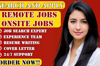 do job search as a reverse recruiter for remote jobs, apply to job application