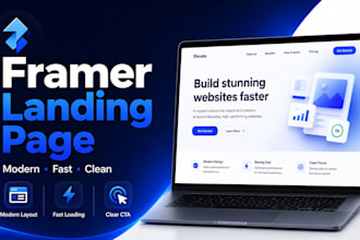 design framer website, framer landing page as framer developer