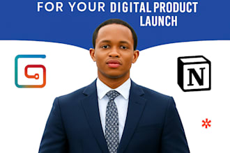 setup your gumroad, notion, and automations for your digital product launch