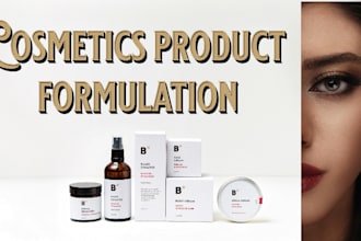 formulate skincare, hair care, body care product organic or natural formulation