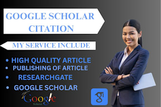 increase google scholar citations in top ranking j and promote your article