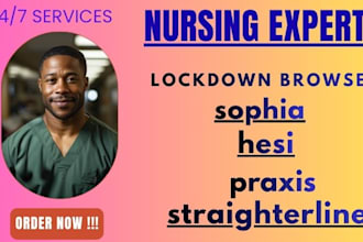 help with wgu, hesi, teas, sophia, lockdown, praxis, straighterline, proctoru